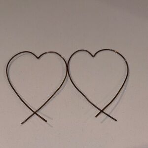 Wire Heart Earrings